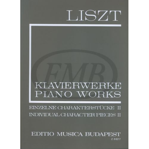 EMB (EDITIO MUSICA BUDAPEST) LISZT F. - INDIVIDUAL CHARACTER PIECES VOL 2 - PIANO