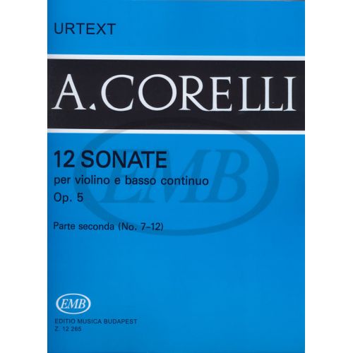 CORELLI A. - SONATE (12) OP. 5 VOL. 2 - VIOLON ET PIANO