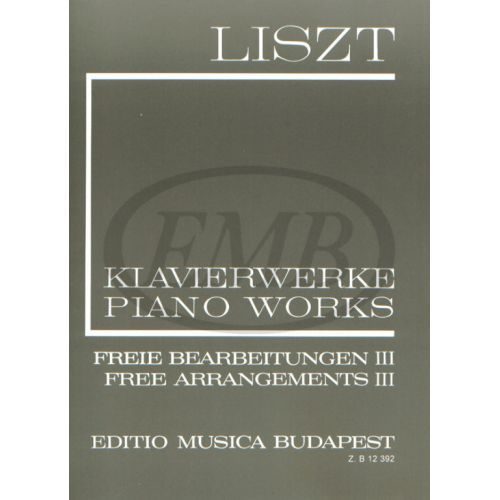  Liszt F. - Free Arrangements Vol 3 - Piano