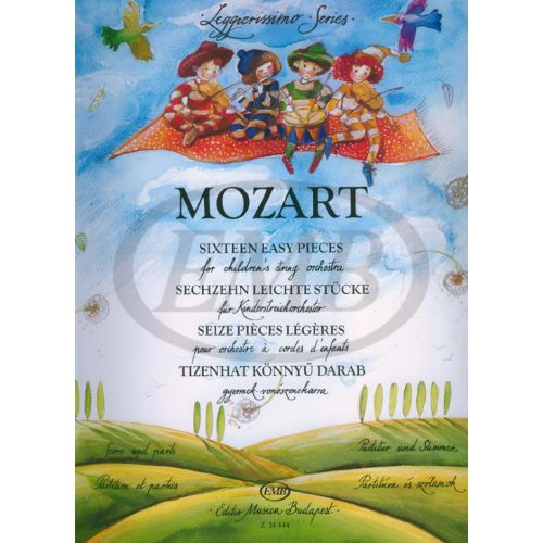 MOZART W. A. - SIXTEEN EASY PIECES FOR CHILDERN'S STRING ORCHESTRA - CONDUCTEUR