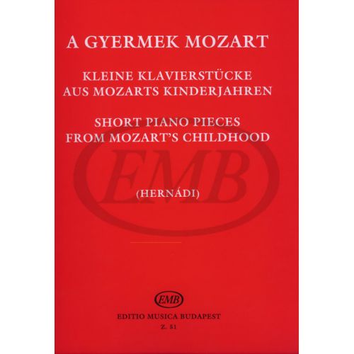  Mozart - The Child Mozart - Piano Solo