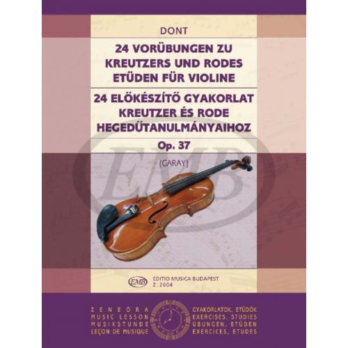  Dont - 24 Preliminary Studies Op.37 - Violon