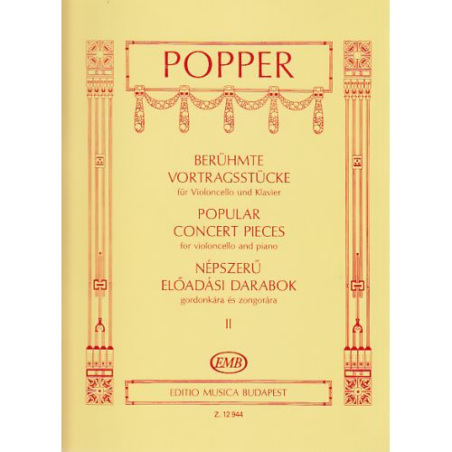 Popper D. - Popular Concert Pieces 2 - Violoncelle Et Piano