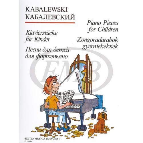 EMB (EDITIO MUSICA BUDAPEST) KABALEVSZKIJ - PIANO PIECES FOR CHILDREN - PIANO SOLO