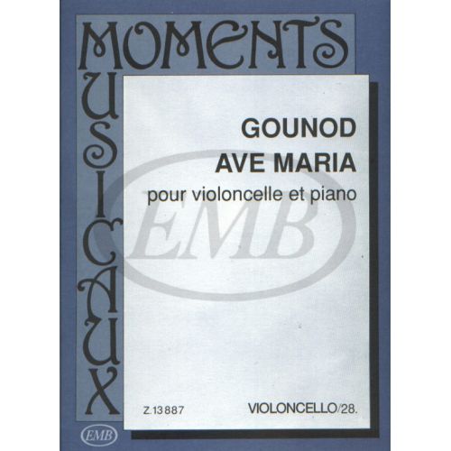 GOUNOD - AVE MARIA - VIOLONCELLE ET PIANO