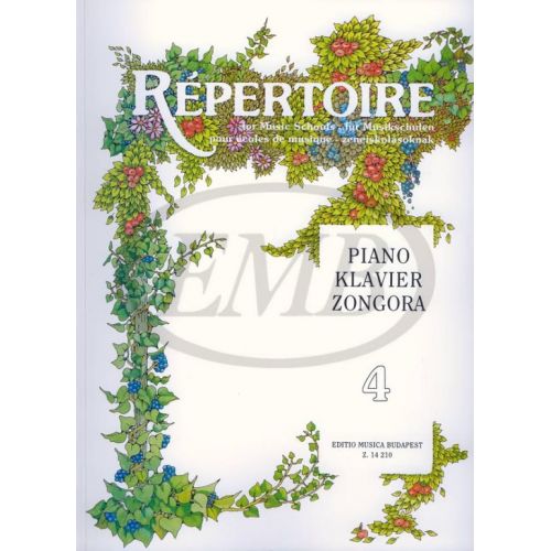  Repertoire For Music Schools Vol 4 - Piano Solo