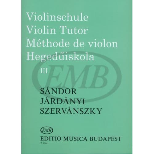 VIOLIN TUTOR VOL.3 - VIOLON