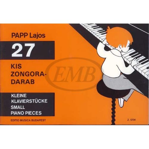 EMB (EDITIO MUSICA BUDAPEST) PAPP L. - PEZZI FACILI (27) - PIANO