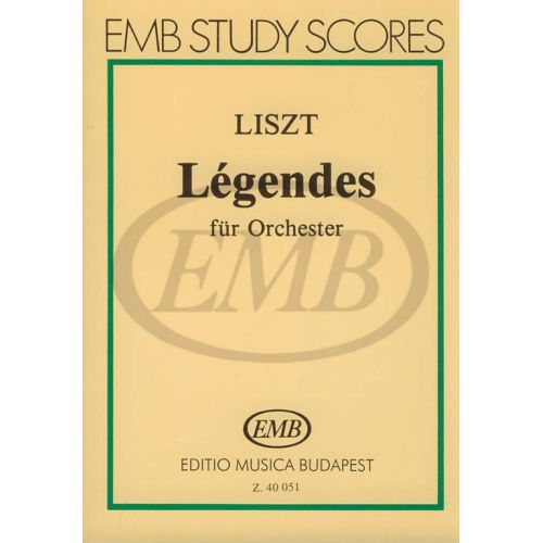 EMB (EDITIO MUSICA BUDAPEST) LISZT - LEGENDES - CONDUCTEUR POCHE