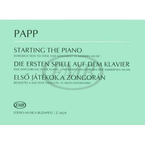PAPP L. - STARTING THE PIANO