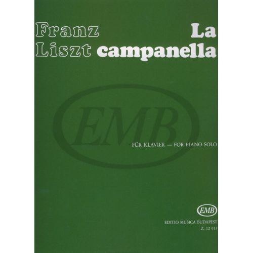 EMB (EDITIO MUSICA BUDAPEST) Liszt F. - Campanella - Piano