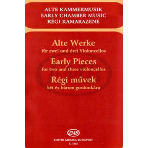 EMB (EDITIO MUSICA BUDAPEST) PIECES FOR TWO AND THREE VIOLONCELLOS
