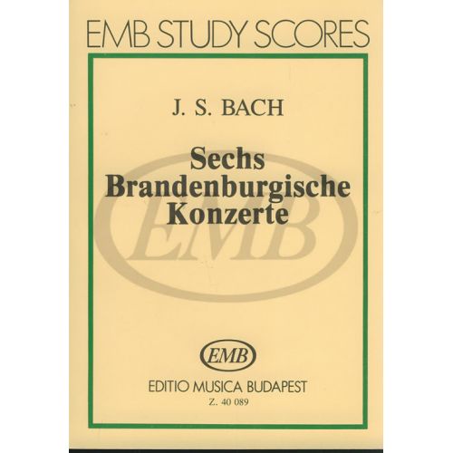  Bach J.s. - Concerti Brandeburghesi (6) - Conducteur Poche