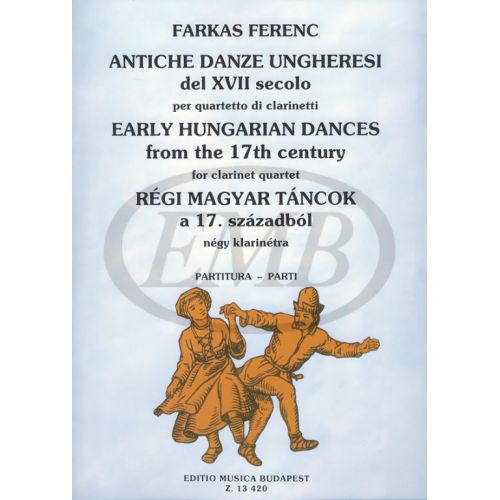  Farkas F. - Antiche Danze Ungheresi - 4 Clarinettes
