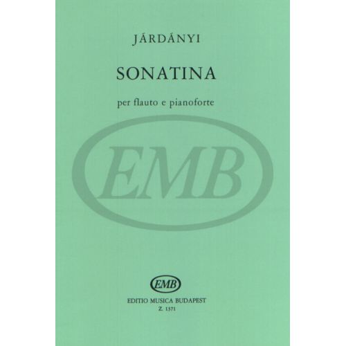 EMB (EDITIO MUSICA BUDAPEST) JARDANYI - SONATINA - FLUTE ET PIANO