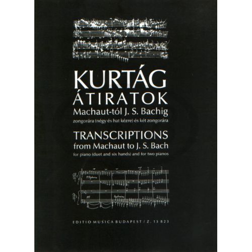  Kurtag G. - Transcriptions From Machaut To Bach - Piano