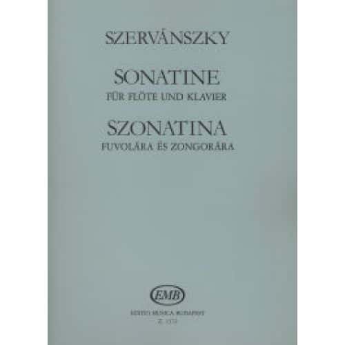 SZERVANSZKY E. - SONATINA - FLUTE ET PIANO