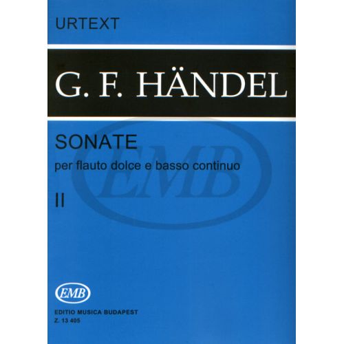 EMB (EDITIO MUSICA BUDAPEST) HAENDEL G.F. - SONATE VOL. 2 - FLUTE ET PIANO