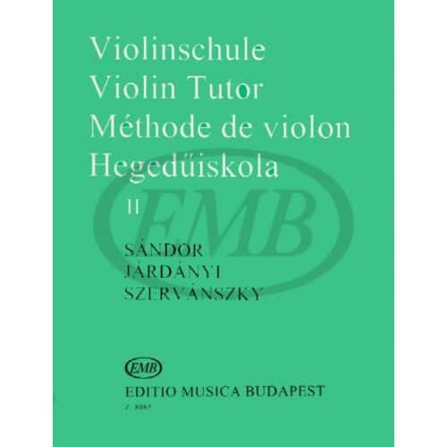 SANDOR / JARDANYI / SZERVANSZKY - METHODE DE VIOLON VOL.2 - VIOLON 