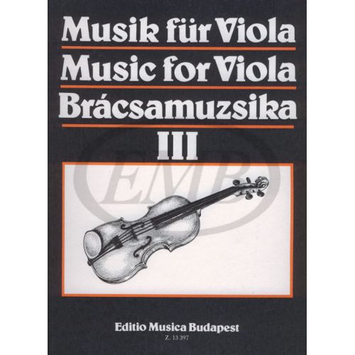 MUSICA PER VIOLA VOL. 3 - ALTO