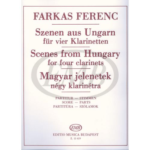 FARKAS - SCENES FROM HUNGARY - CLARINETTES