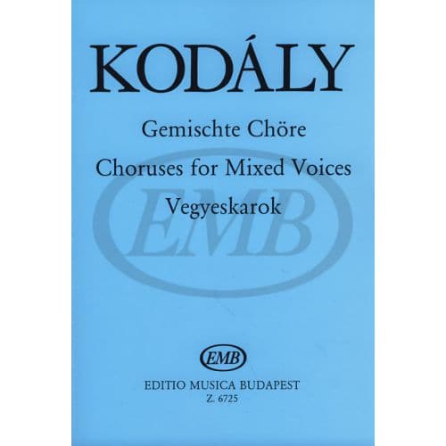 KODALY Z. - PEZZI CORALI - VOCI MISTE