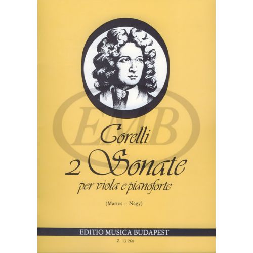 EMB (EDITIO MUSICA BUDAPEST) CORELLI A. - SONATE (2) OP. 5 N. 7 E 8 - ALTO