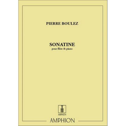 AMPHION EDITIONS BOULEZ P. - SONATINE - FLUTE ET PIANO