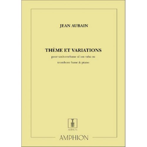 AUBAIN - THEME & VARIATIONS - TUBA