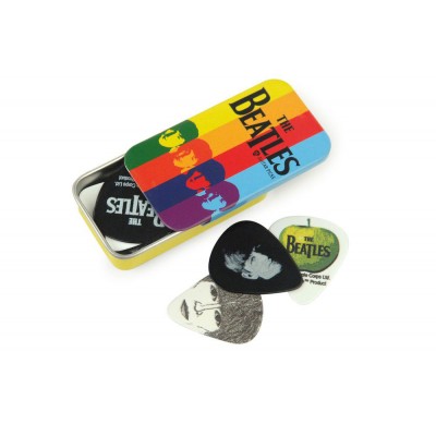 BEATLES SIGNATURE GUITAR PICK TINS STRIPES