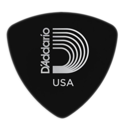BLACK CELLULOID GUITAR PICKS EXTRA HEAVY WIDE SHAPE