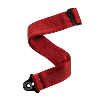 D\'addario And Co 50bal11 Auto Lock Guitar Strap Blood Red