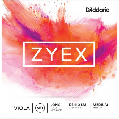 Zyex Violon Alto Jeu De Cordes Long Scale Medium