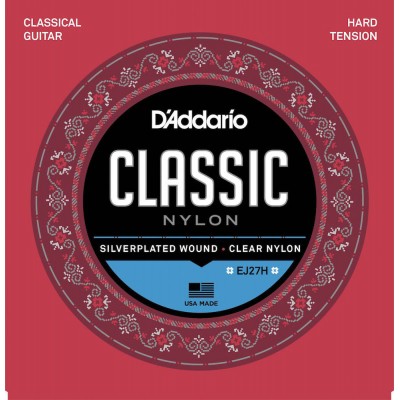 EJ27H STUDENT NYLON CLASSICAL GUITAR STRINGS HARD TENSION