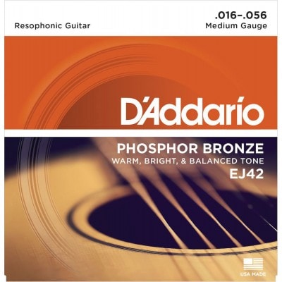 EJ42 RESOPHONIC GUITAR STRINGS 16-56