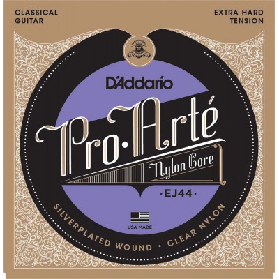 EJ44 PRO-ARTE NYLON CLASSICAL GUITAR STRINGS EXTRA HARD TENSION