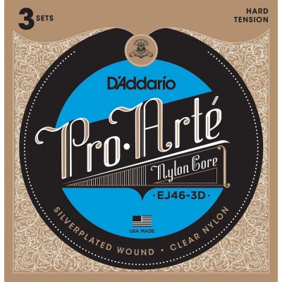 D\'addario Pack De 3 Jeux Ej46 Pro Arte Tension Forte