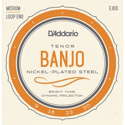 EJ63 TENOR BANJO STRINGS NICKEL 9-30