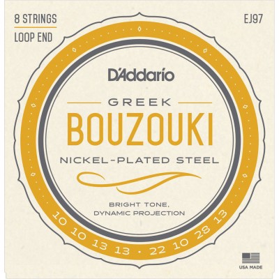 CORDES POUR BOUZOUKI GREC EJ97 D'ADDARIO