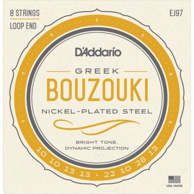 STRINGS FOR GREEK BOUZOUKI EJ97 FROM ADDARIO