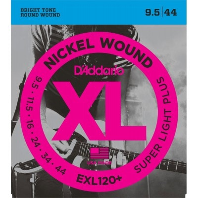 EXL120+ NICKEL WOUND ELECTRIC GUITAR STRINGS SUPER LIGHT PLUS 9.5-44