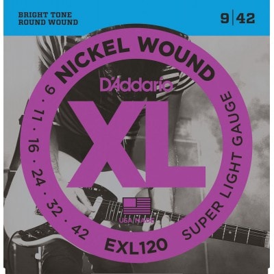 EXL120 NICKEL WOUND SUPER LIGHT 9-42