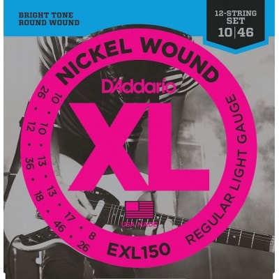 EXL150 NICKEL WOUND REGULAR LIGHT 12C 10-46