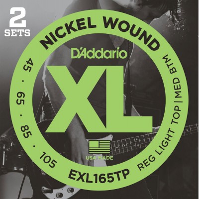 exl165tp nickel wound regular light top 45-105 2 sets