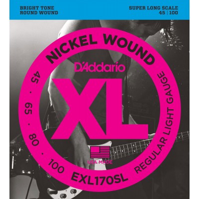 EXL170sl Nickel Wound Super Long Scale Light 45-100