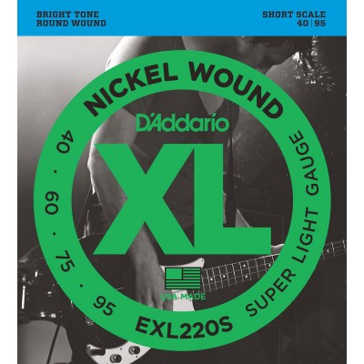 EXL220S Nickel Wound Short Scale Super Light 40-95