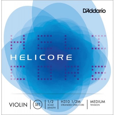 HELICORE VIOLIN STRING SET, NECK 1/2, TENSION MEDIUM