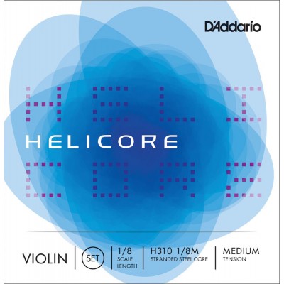 HELICORE VIOLIN STRING SET HELICORE NECK 1/8 TENSION MEDIUM