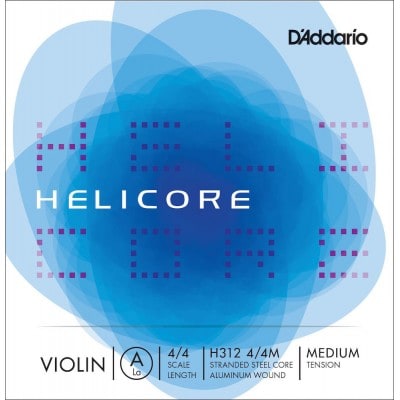 4/4 HELICORE CORDE LA MEDIUM/FILE ALUMINIUM 