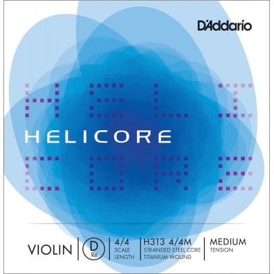 4/4 HELICORE VIOLIN SINGLE D STRING SCALE MEDIUM TENSION